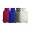 Winter 2000ml Hot Water Bottle with Knitted Flannel Cover - Convenient Hand Warmer Bag