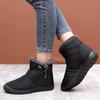 Side Zipper High Top Snow Boots Winter New Model Thick Sole Lightweight Waterproof Comfortable Wear-Resistant Women'S Boots