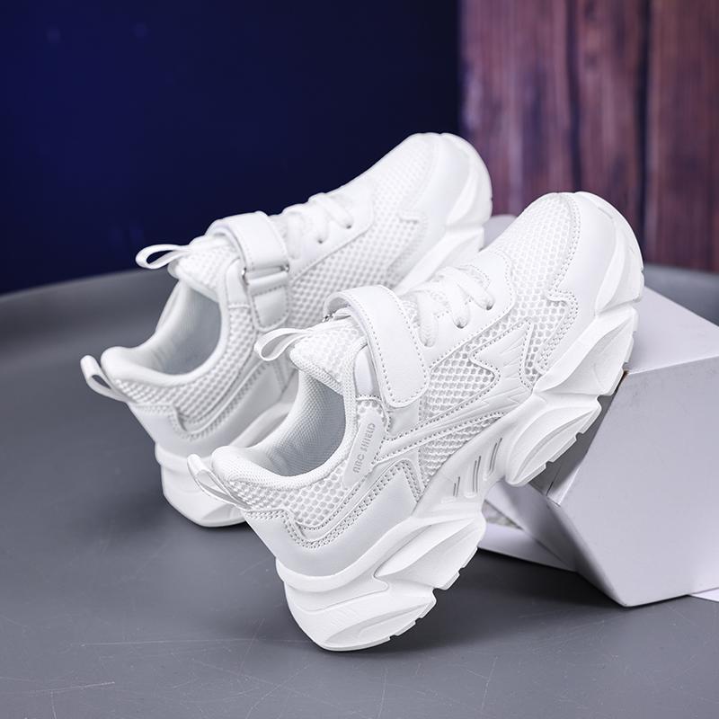 Детская мода Four Seasons Дышащая повседневная обувь для детей Бег Спорт Студенты Девочки Трендовые удобные кроссовки для спортзала