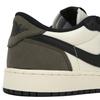 Кроссовки Air Jordan 1 Retro Low OG GS Mocha Kids белые черные темно-мокко CZ0858-102