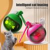 Автоматические движущиеся шарики, игрушка для кошек, интерактивный умный самокатящийся шарик со щебечущим звуком для игр кошек и собак в помещении