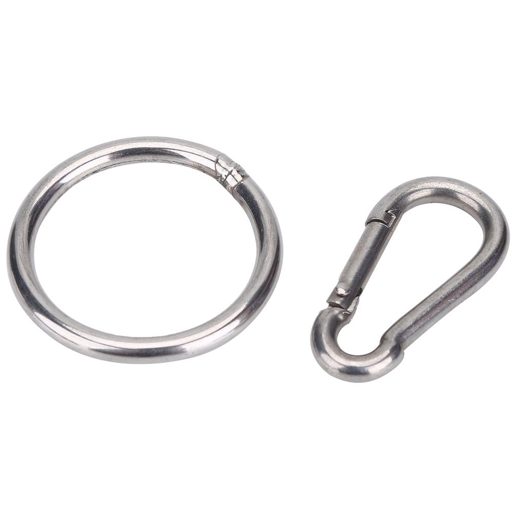 Стабильная система тележки для якоря каяка/каноэ с блоком, рым-болтом, кольцом, крюком, набор аксессуаров