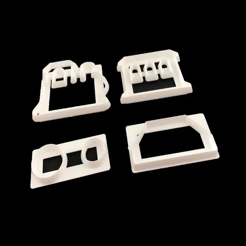 Clouds Crown Cake Mold, Sugarcraft Moulds, 4Pcs Car Transportation Fondant Cake Decorating Tool, Cookie Cutter, Decorating Tools