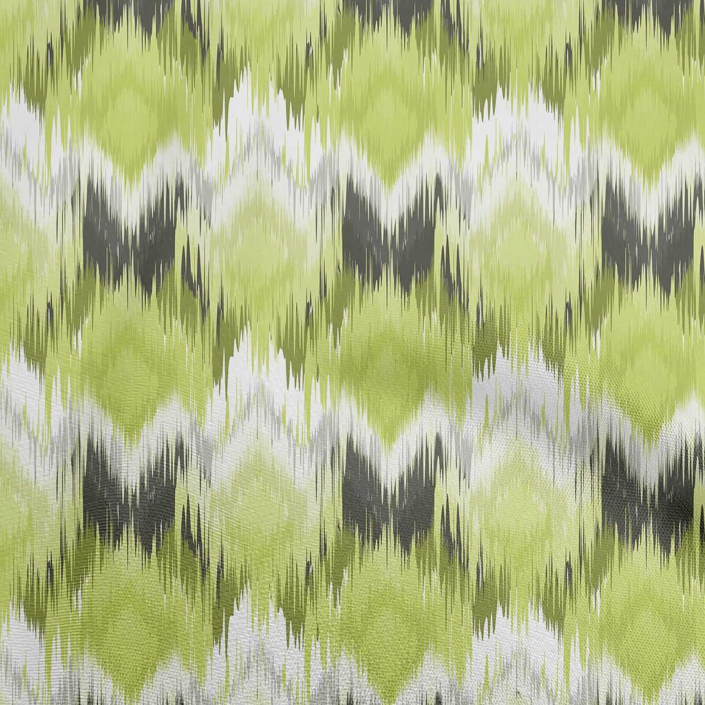 oneOone Cotton Flex Dark Teal Green Fabric Ikat Diy Clothing Quilting Fabric Print Fabric By Yard 40 Inch