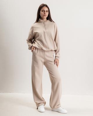 Костюм женский LK Brand 1036 M бежевый (брюки, кофта)