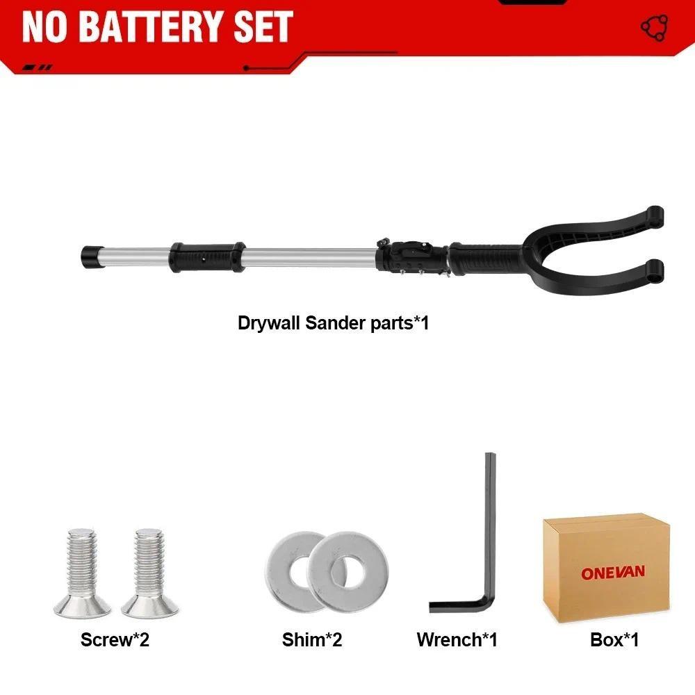 1300W 380MM Pole Wall Polisher Household Portable Wall Sanding Machine Brushless Electric Drywall Sander