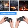 Wireless Mini Bluetooth-compatible RGB Glowing Gamepad Keychain Sized Gamepad Joystick for Switch/Switch OLED IOS for Android