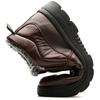 Winter Men's Cotton Shoes Plush Warm Snow Boots Casual Leather Ankle Boots for Men Non-slip Platform Boot