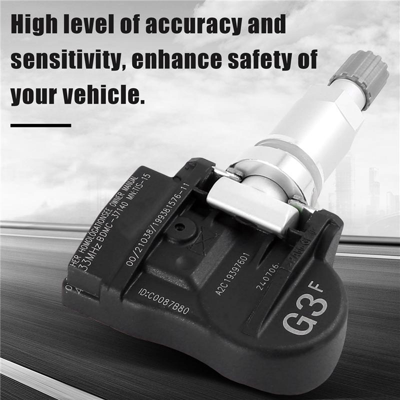 Датчик контроля давления в шинах Для Fiat 124 2016- Mazda 2 3 CX-7 CX-7 CX-9 2008-2013 TPMS 433 МГц BDMC-37140-A87Q