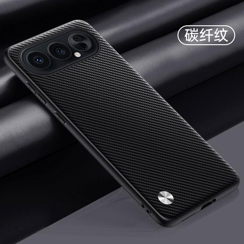 Кожаный чехол Funda для Honor 500 Pro / Honor 500 Чехол-крышка Модная текстура из волокна ПУ-кожа Защита Ударопрочная задняя крышка Capa