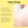 Мыло с касторовым маслом, питательное мыло для волос и тела, дезодорирующее мыло, удаляет грязь и жир, разглаживает кожу и придает ей свежий запах.