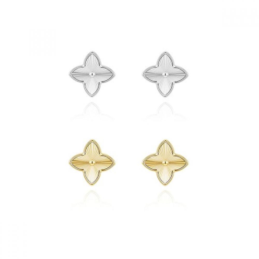 Iceball Dual Shine Cut Earring