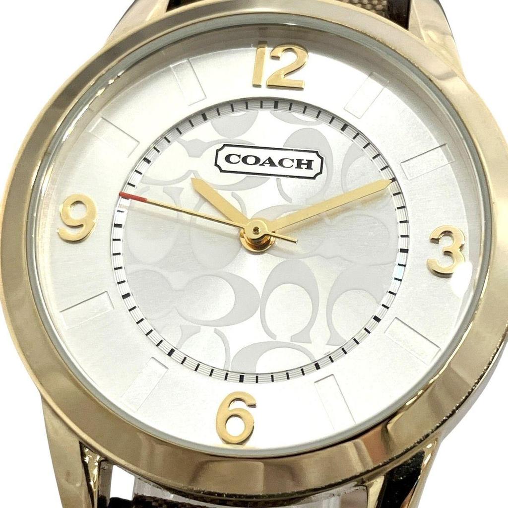 Б/у часы Coach COACH общий вес прибл.. 28,5 г SS кварц серебристый циферблат 14501613 женские