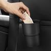 Multifunctional Car Water Cup Holder Car Door Cup Holder Box Back Clip Design Car Seat Back Water Cup Box Organizer Trash Can