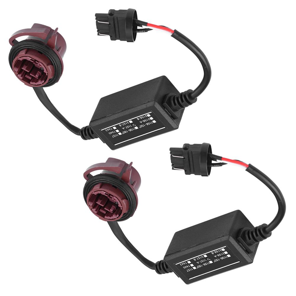 2 шт. 3157A светодиодный декодер адаптер Anti Hyper Blink Flash Error Cancel Canbus Brake
