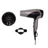 Remington Hair Dryer | D3190S | 2200W | 3 Temperature Settings | Ionizer | Diffuser Nozzle | Gray/Black