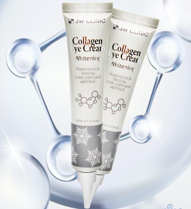 3w Clinic Коллагеновый отбеливающий крем для глаз – 40 мл