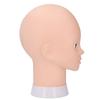 Лысая голова манекена из ПВХ, реалистичная кожа, практическая кукольная голова для практического массажа, шапка, очки, ди