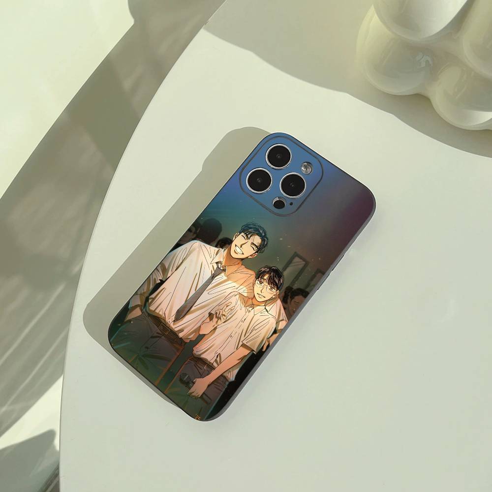 C-Пленен-Тобой Чехол Для Телефона BL Для iPhone 17,16,15,14,13,12,11 Pro Max, Легкий и Практичный Мягкий Черный Чехол