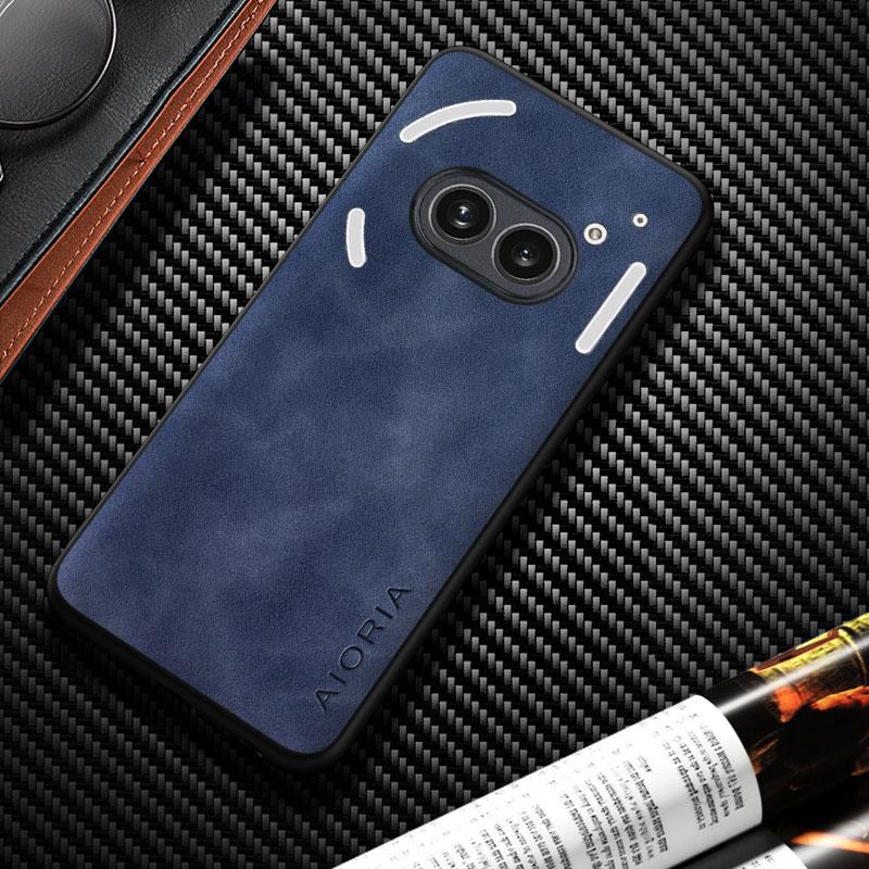 Чехол для телефона Nothing Phone 2A 2 1, шелковистый, устойчивый к отпечаткам пальцев, прочный кожаный чехол для телефона Nothing Phone 2a, чехол Funda Capa
