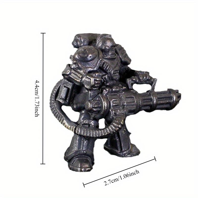 Brass Antique Soldier Model Home Office Desktop Figurine Creative Decoration Trendy Keychain Accessories Small Ornament