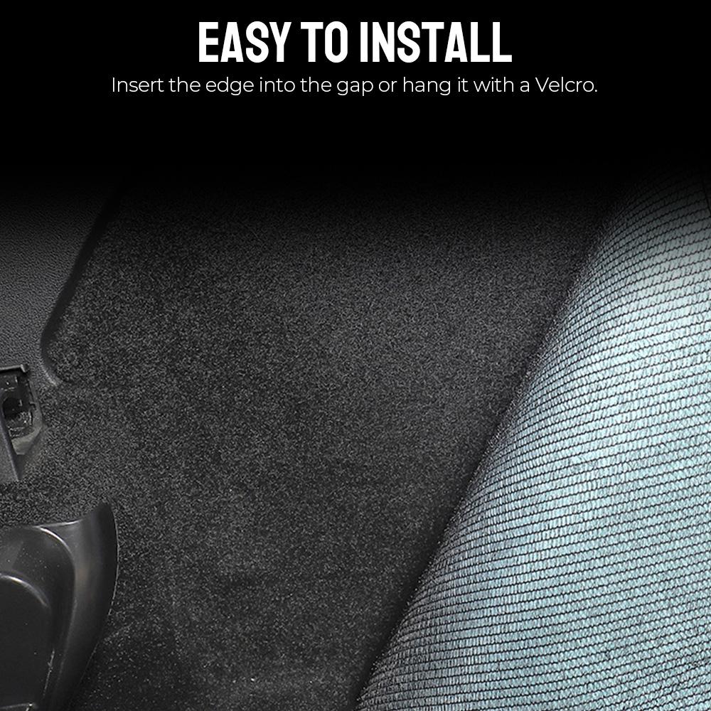 Автомобильные аксессуары противоударный коврик 2 шт для Tesla Model 3 центральный пульт управления боковой защитный коврик для ног