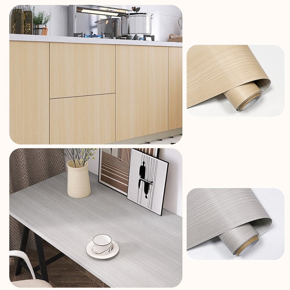 Водонепроницаемые наклейки на стену самоклеящиеся обои новые наклейки под дерево шкаф