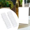 100 Pieces Mini Acrylic Sign Display Holders 4x2cm Sturdy for Information Multipurpose