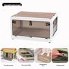 Plastic Folding Storage Box - Dustproof Quilt, Magazine, and Stationery Organizer for Home, Bedroom, and Dormitory.