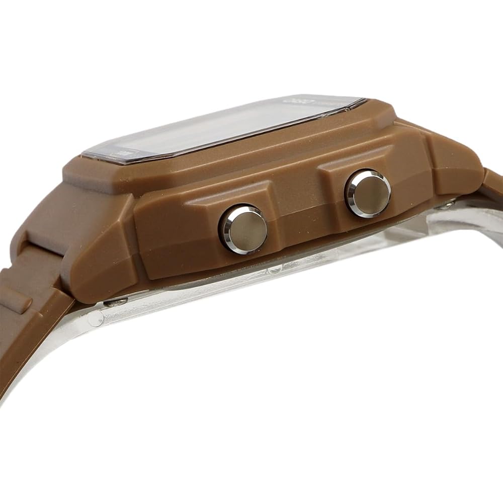 Casio Стандартные цифровые мужские часы W-800H-5AV Коричневые Водонепроницаемые Легкий дизайн