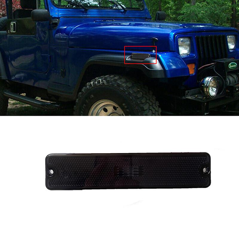 Для Jeep Wrangler YJ 1987-1995 Внешние аксессуары Автомобиль Передний Боковой Повторитель Поворота Корпус Лампы 56001424