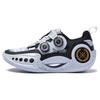 Баскетбольные кроссовки Li Ning Wow 9 City Limited Shanghai с нескользящей подошвой, износостойкие, мужские, черные, белые, ABES003-5