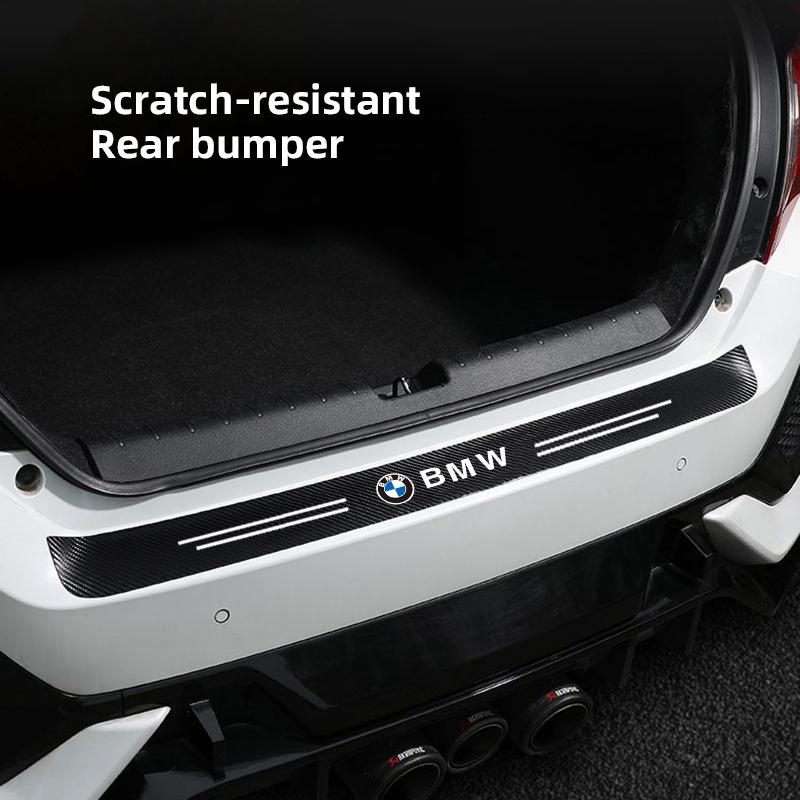 5/9Pcs Auto Door Sill Protective Strip PU Leather Stickes For BMW E46 E90 E60 F30 F10 E39 E36 F20 G20 G30 E92 E87 E91 X5 E70 F11 VM4