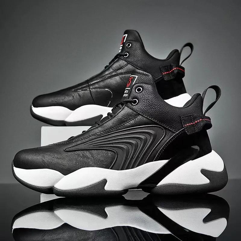 Мужские кроссовки, модные 2024 года, новые четырехсезонные модные универсальные нескользящие спортивные туфли с мягкой подошвой, модные повседневные кроссовки для бега