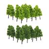[Generic] 20 Pagoda Tree Model Trees for Railway Model Dioramas and Miniature Gardens