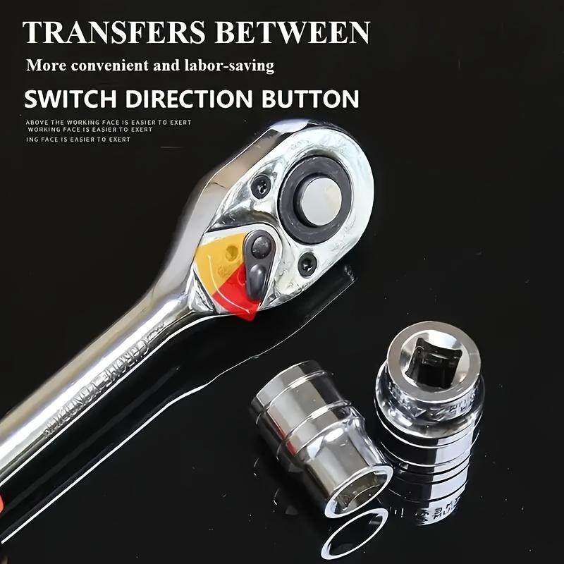 12 шт., набор торцевых ключей 1/2 дюйма, метрические ударные головки, гаечный ключ с трещоткой, полный набор инструментов, профессиональный инструмент для ремонта гаража