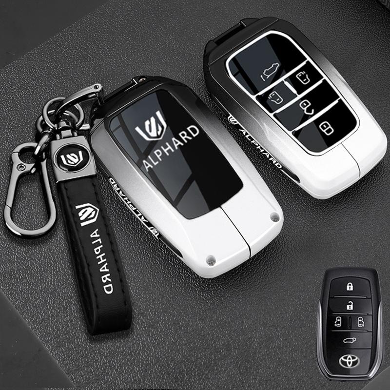 Металлический чехол для ключа для Toyota Alphard: Подходит для моделей Supreme 24 и 23
