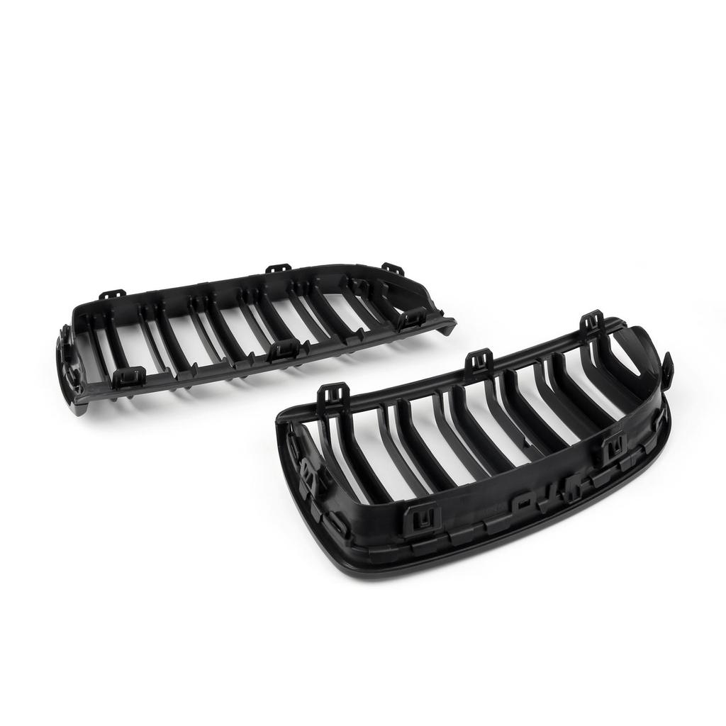 Front Bumper Kidney Grill Gloss Black Left&Right For 2005-2008 BMW 3 Series E90 320i 325i 325xi 330i 323i 328i 328xi 335i 335xi