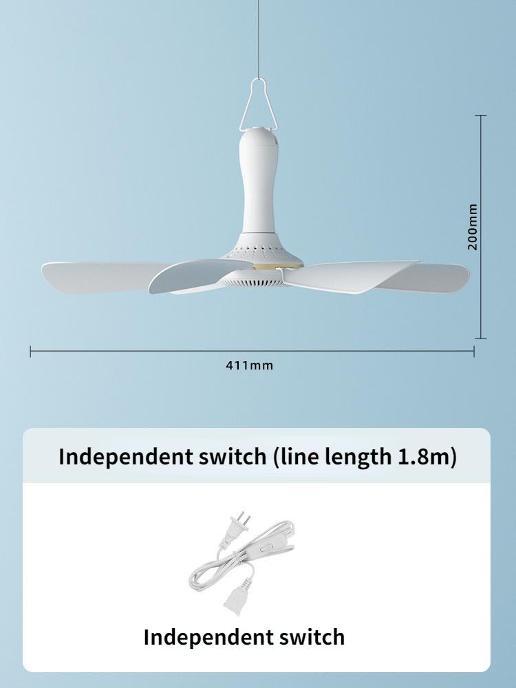 Вентилятор с розеткой, светодиодный потолочный вентилятор со светодиодной подсветкой, регулируемый небольшой потолочный вентилятор, вентилятор для гаража, ванной комнаты, кабинета, спальни, кухни