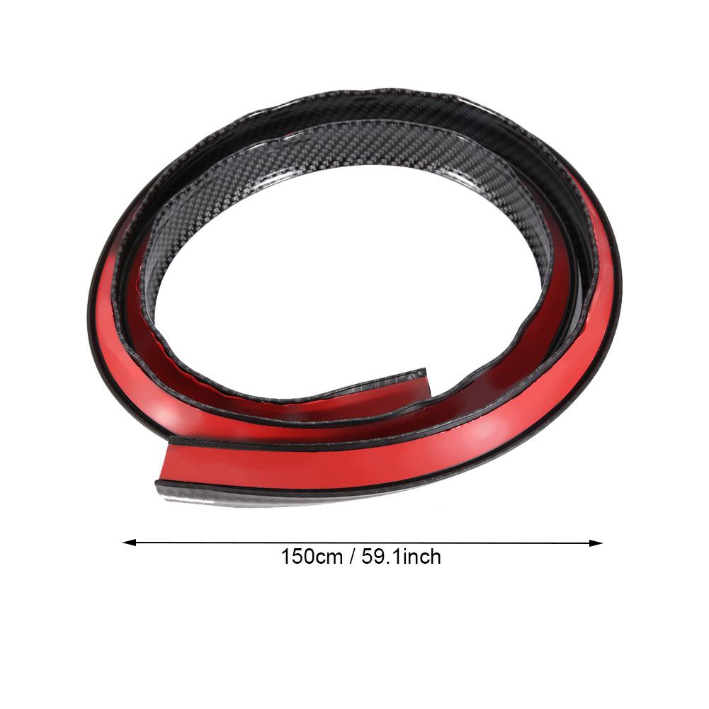 Углеродное волокно расширители крыльев автомобиля колесные арки брови защита против царапин коврик