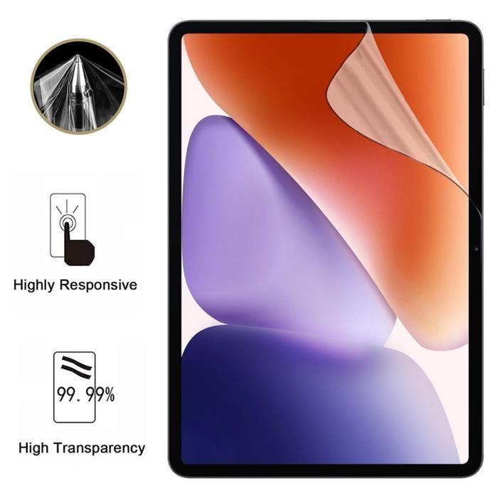 Защитная пленка для экрана для Xiaomi Pad 7 / Pad 7 Pro [Упаковка 2 шт.] Защитная пластиковая пленка Сверхтонкая Прочная Phonillico®