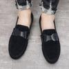 Модные замшевые мужские повседневные туфли Дышащие слипоны Мужские туфли для вождения Легкие и удобные мужские ленивые туфли Роскошные мужские лоферы