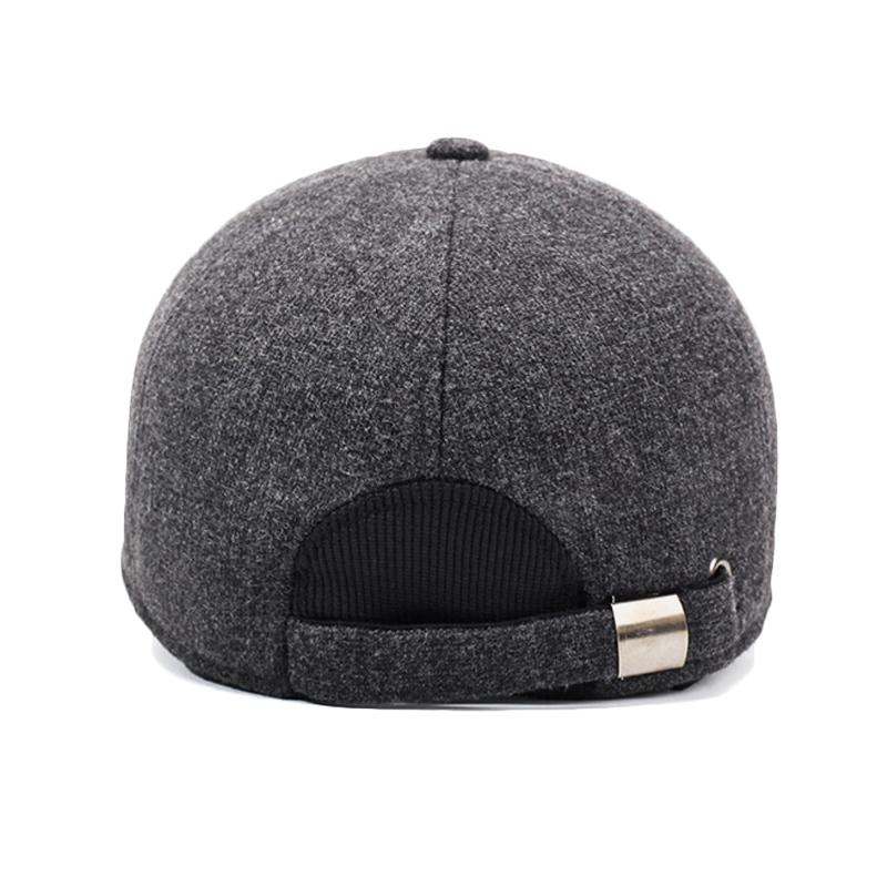 Средневозрастной и пожилой ветрозащитный пушистый теплый колпак Зимняя уличная бейсболка