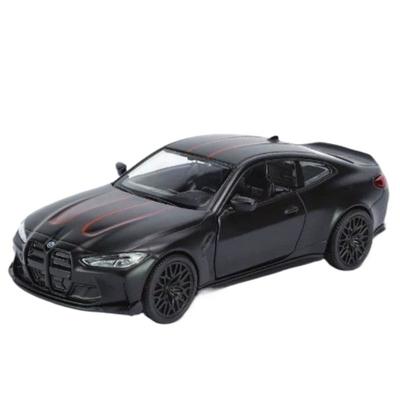 1/36 BMW M4 CSL G82 Седан Игрушечная машинка Миниатюрная модель RMZ CiTY Свободные колеса Откатная Литой сплав Коллекция Подарок для детей Мальчик