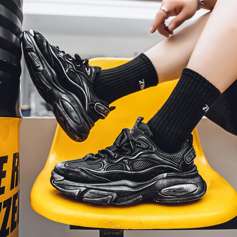 Модные мужские кроссовки CYYTL Повседневная обувь для улицы, для пешего туризма, дышащие, теннисные, модные, спортивные, для бега, роскошные лоферы на платформе, дизайнерские, летние