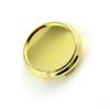 Gold Wheel Center Caps, 67.5mm and 62mm, Set of 4