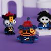 Хэллоуинское украшение Мини-фигурки Призрак Микро-строительные блоки DIY Игрушки для детей Подарки на Хэллоуин