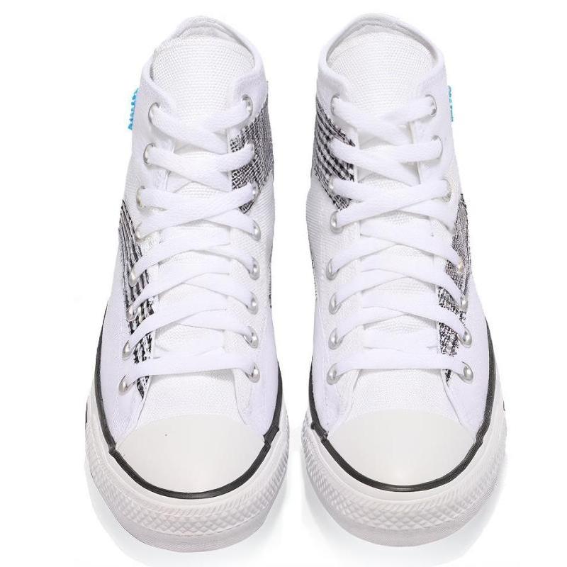 Converse All Star Get Tubed Высокие кеды на шнуровке с круглым носом, холщовые, унисекс, белые