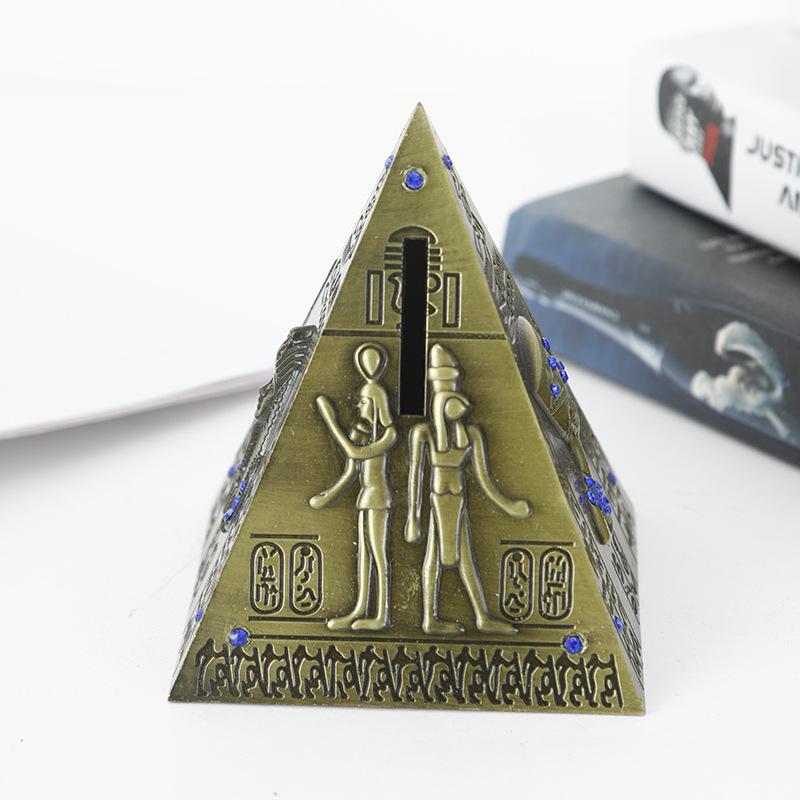 Egyptian Pyramid Model Metal Handicrafts European Ornaments Creative Home Decoration Travel Souvenirs