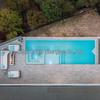 Fiberglass Heated Hot Spring Pool Villa Courtyard SPA Design